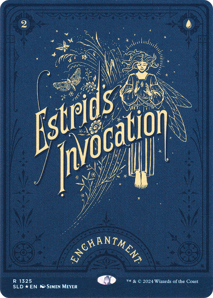 Image of Estrid's Invocation // Estrid's Invocation (SLD-1325) - Secret Lair Drop (Borderless) Foil