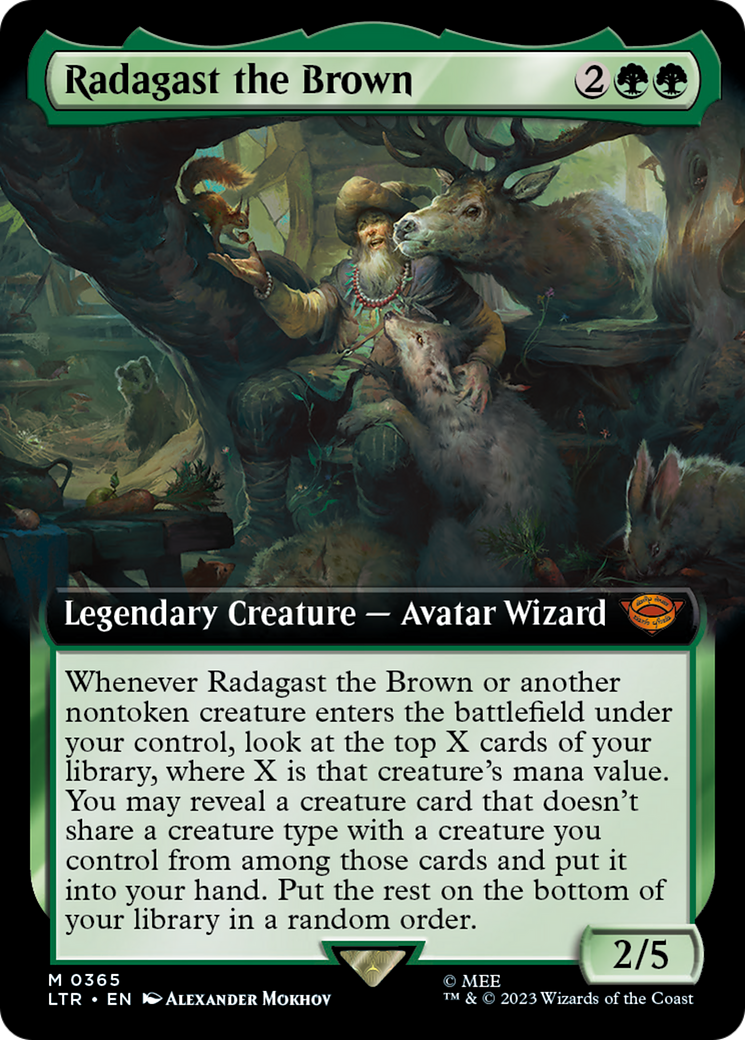 Image of Radagast the Brown (Extended Art) (LTR-365) - The Lord of the Rings: Tales of Middle-earth: (Extended Art)