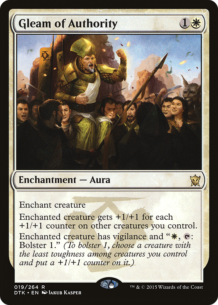 Image of Gleam of Authority (DTK-019) - Dragons of Tarkir