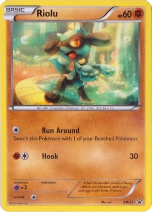 Image of Riolu BW33  Black and White Promos - Promo
