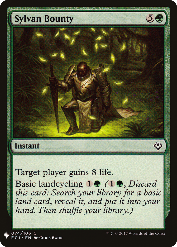 Image of Sylvan Bounty (LIST-E01-74) - The List