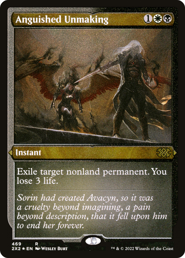 Image of Anguished Unmaking (2X2-469) - Double Masters 2022 Foil