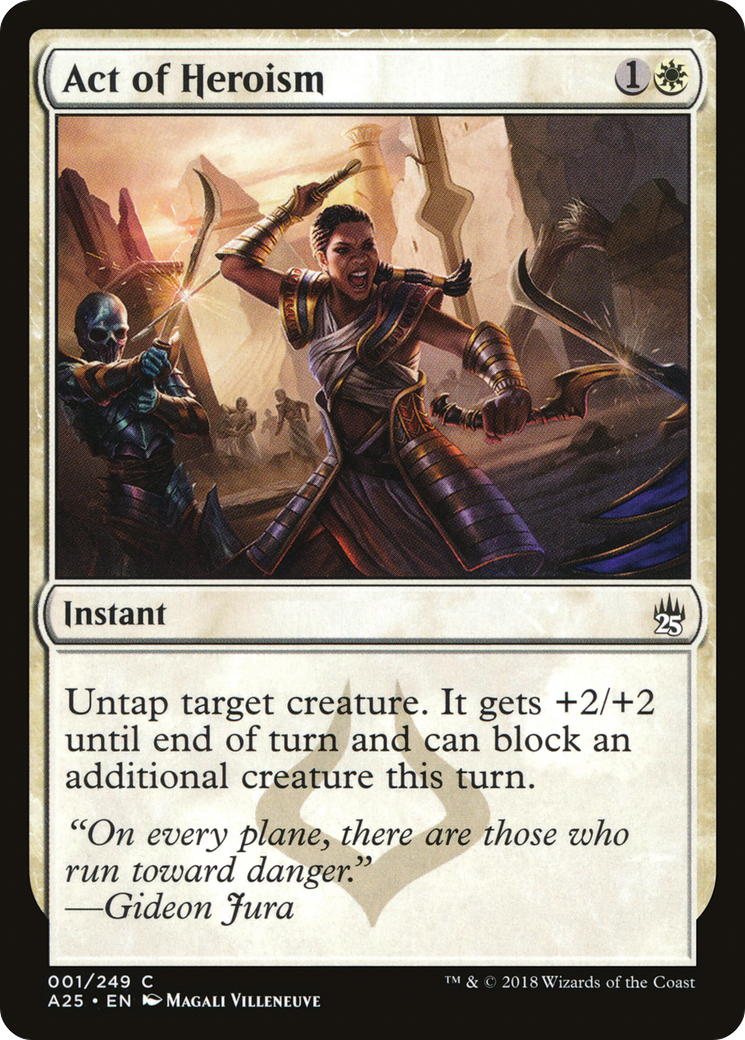 Image of Act of Heroism (A25-001) - Masters 25 Foil
