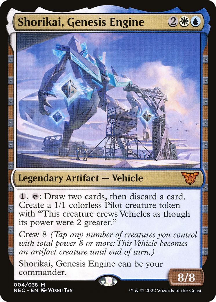 Image of Shorikai, Genesis Engine (NEC-004) - Neon Dynasty Commander Foil