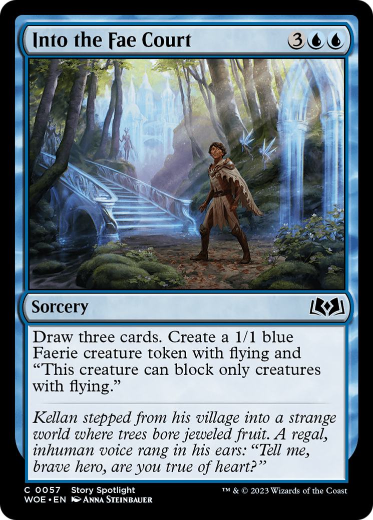 Image of Into the Fae Court (WOE-057) - Wilds of Eldraine Foil