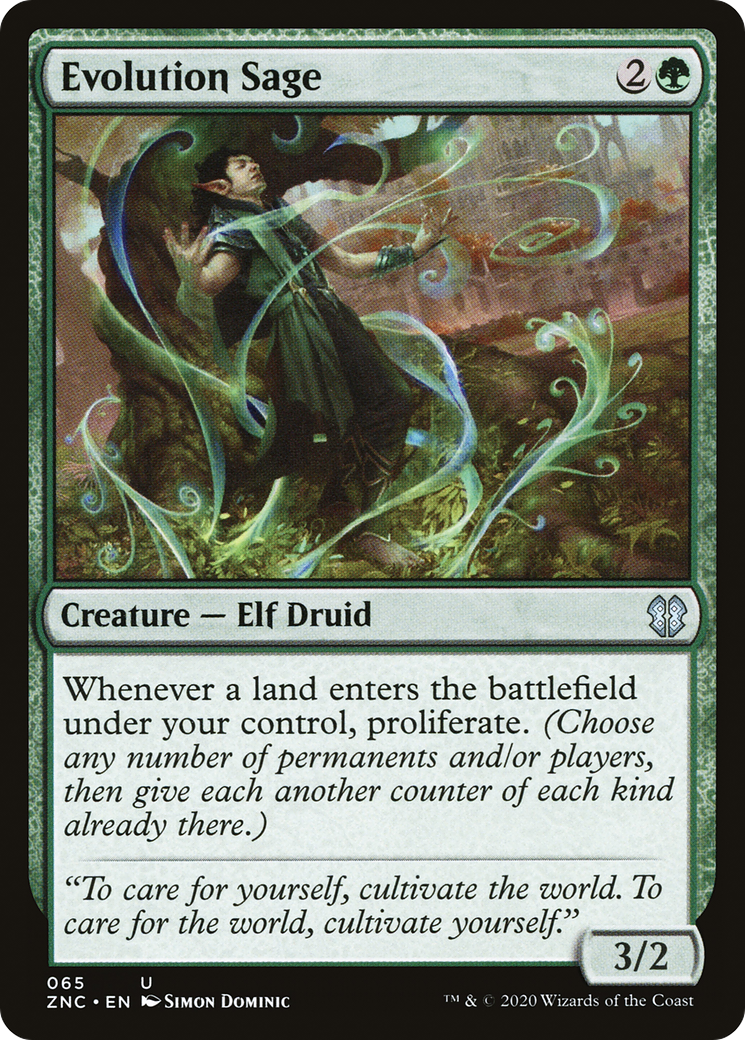 Image of Evolution Sage (ZNC-065) - Zendikar Rising Commander