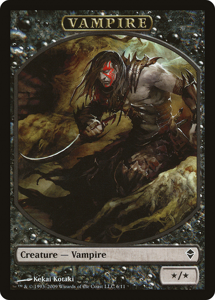 Image of Vampire Token (ZEN-006) - Zendikar Tokens