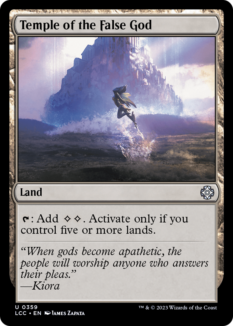 Image of Temple of the False God (LCC-359) - The Lost Caverns of Ixalan Commander