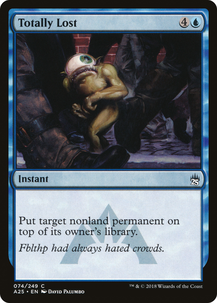 Image of Totally Lost (A25-074) - Masters 25