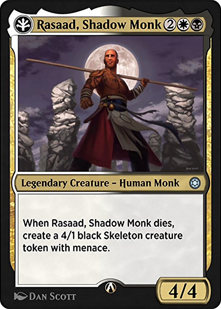 Image of Rasaad, Shadow Monk (HBG-04B) - Alchemy Horizons: Baldur's Gate