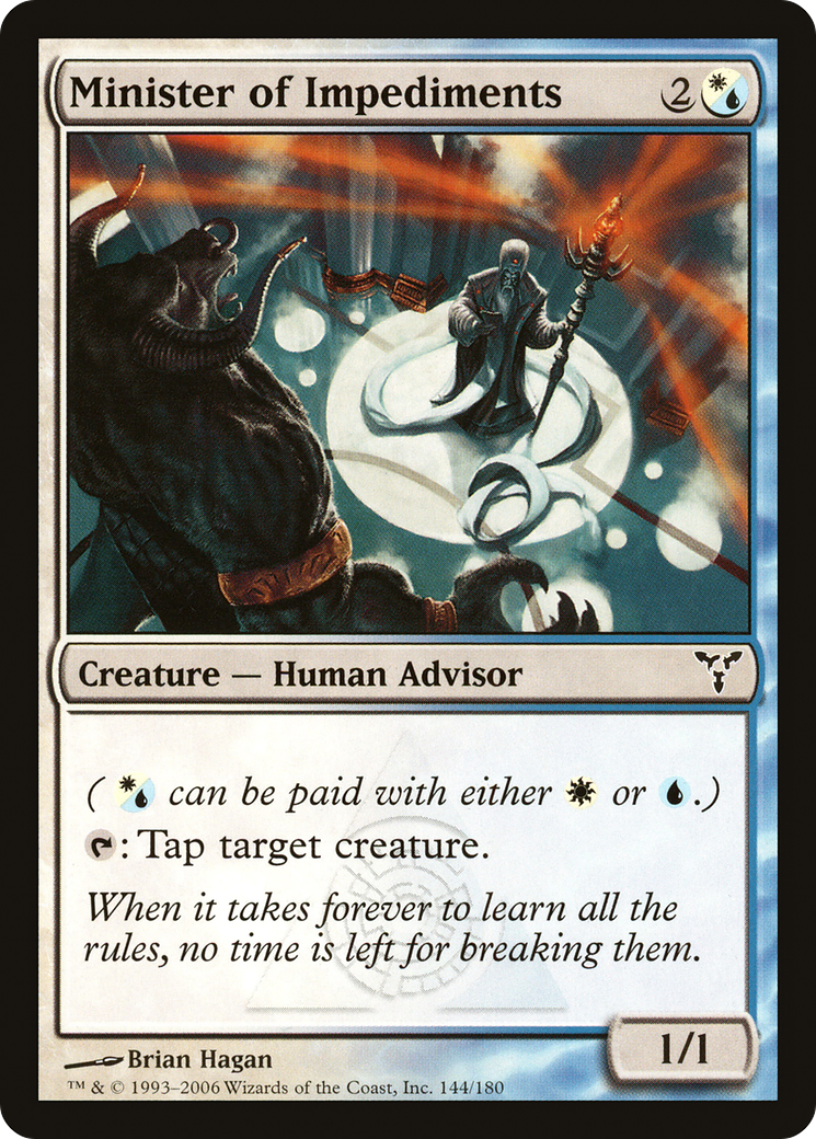 Image of Minister of Impediments (DIS-144) - Dissension