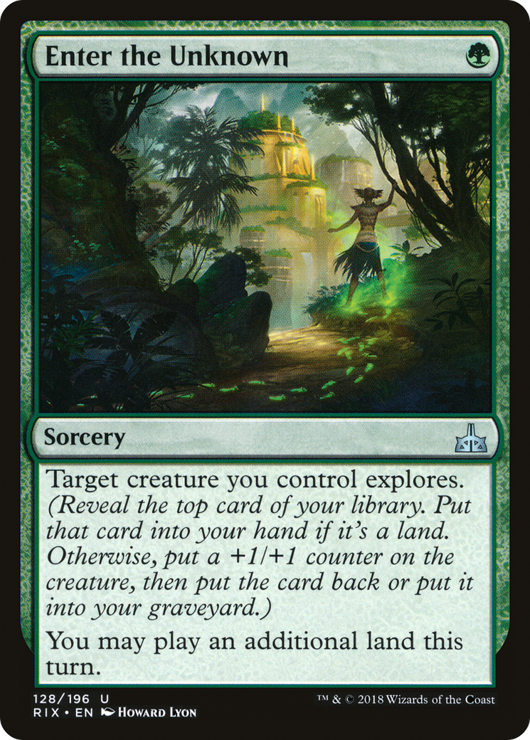 Image of Enter the Unknown (RIX-128) - Rivals of Ixalan