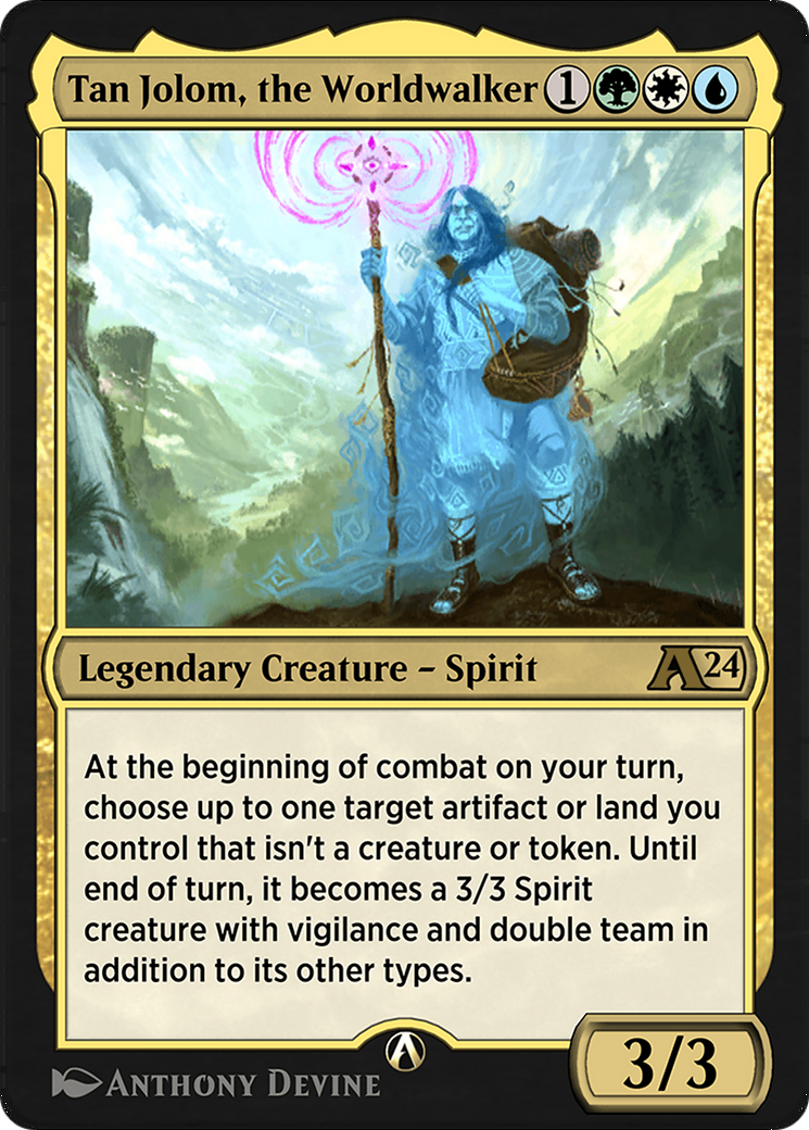 Image of Tan Jolom, the Worldwalker (YLCI-030) - Alchemy: Ixalan
