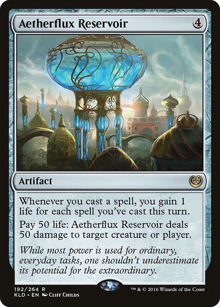 Image of Aetherflux Reservoir (KLD-192) - Kaladesh Foil
