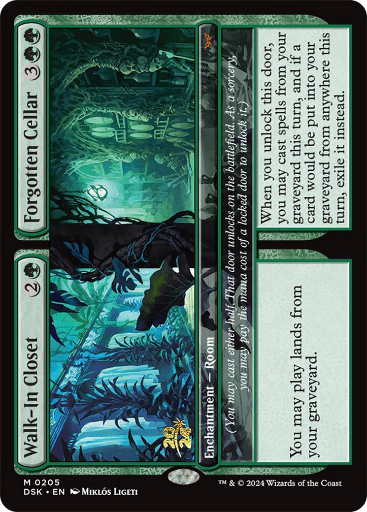 Image of Walk-In Closet // Forgotten Cellar (PRE-205) - Duskmourn: House of Horror Promos Foil