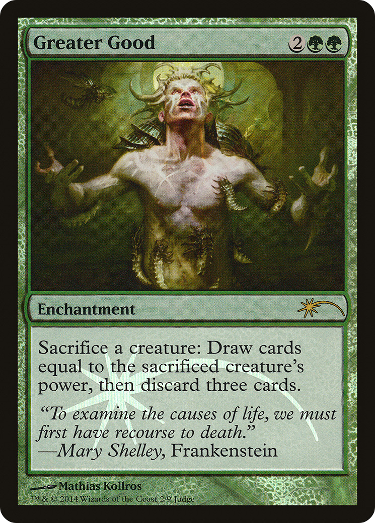 Image of Greater Good (JDG-002) - Judge Gift Cards 2014 Foil