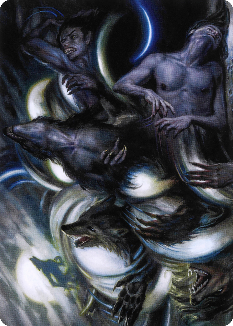 Image of Lunar Rejection // Lunar Rejection (AVOW-023) - Crimson Vow Art Series (Borderless) Foil
