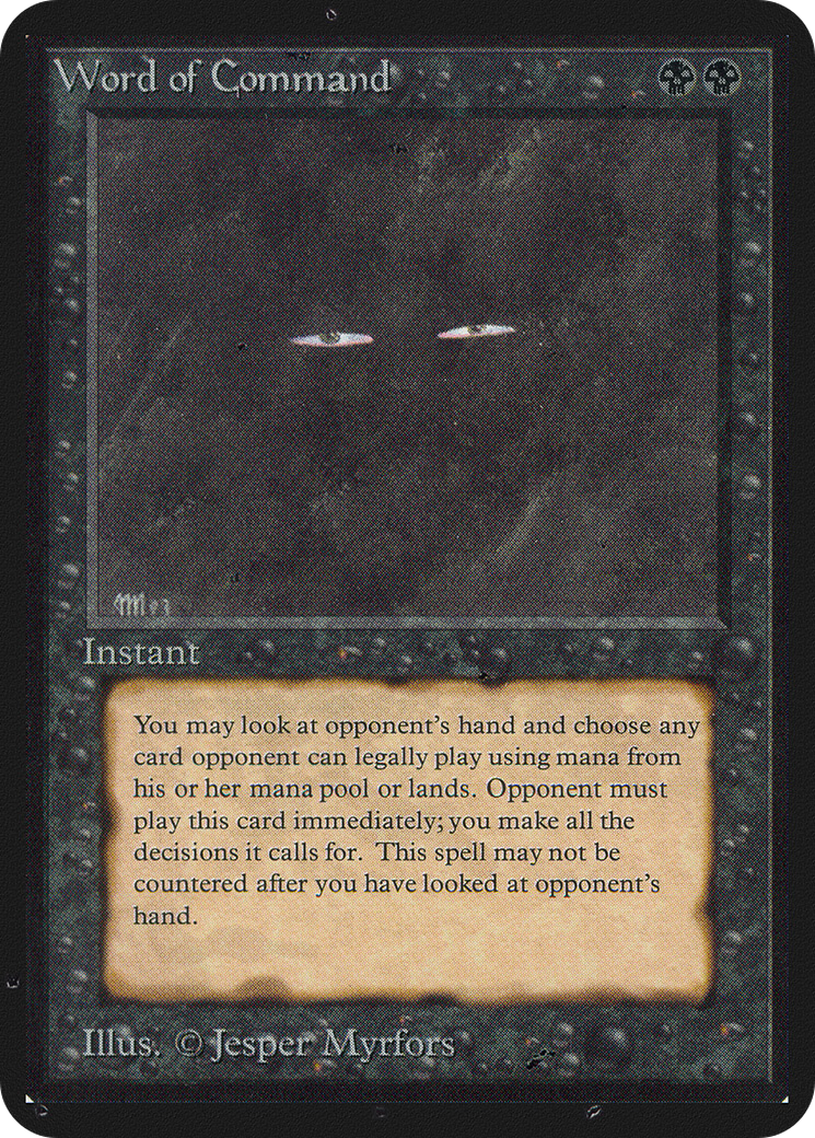 Image of Word of Command (LEA-) - Limited Edition Alpha