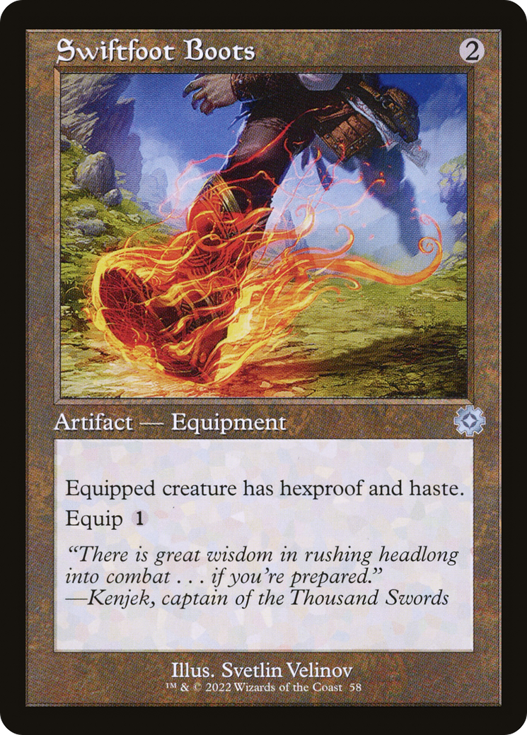 Image of Swiftfoot Boots (BRR-058) - The Brothers' War Retro Artifacts