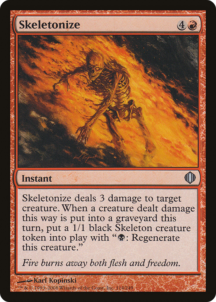Image of Skeletonize (ALA-114) - Shards of Alara Foil