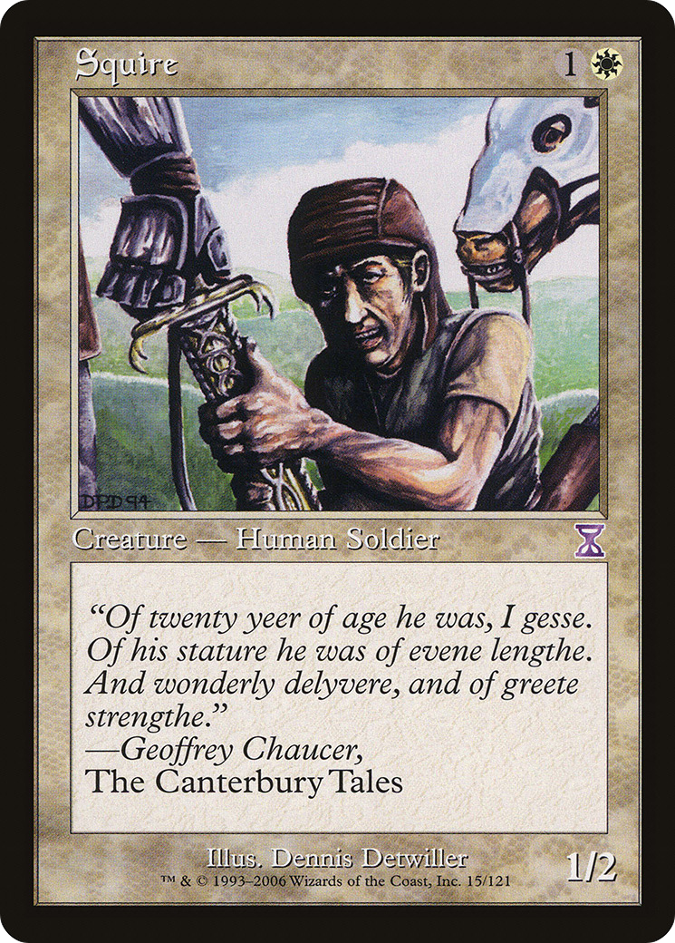Image of Squire (TSB-015) - Time Spiral Timeshifted