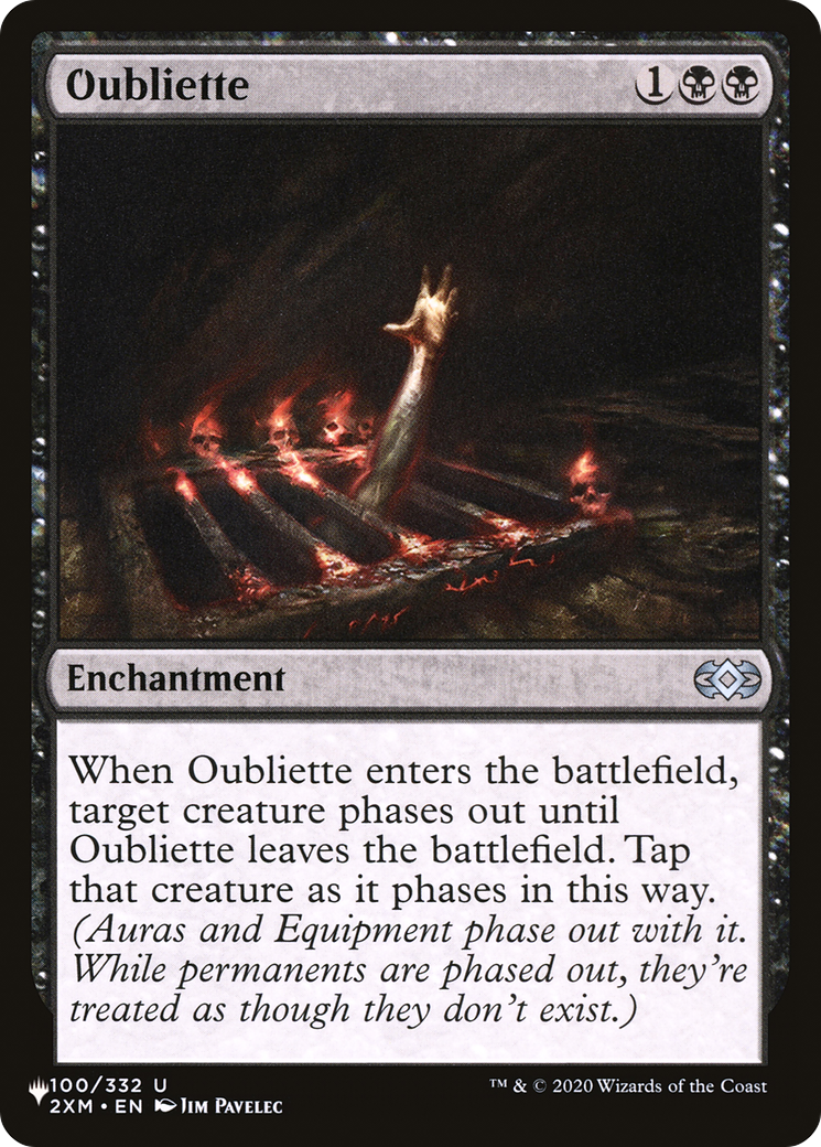 Image of Oubliette (LIST-2XM-100) - The List