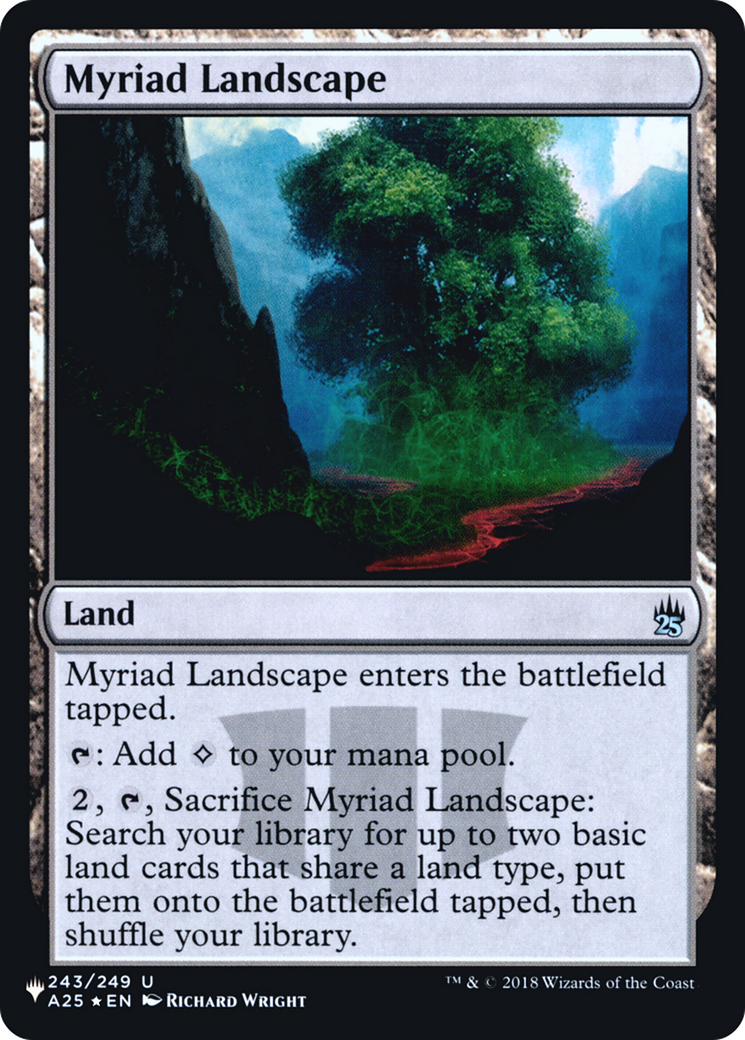 Image of Myriad Landscape (A25) (LIST-243) - The List Foil