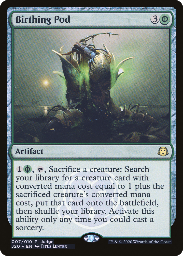Image of Birthing Pod (JDG-007) - Judge Gift Cards 2020 Foil