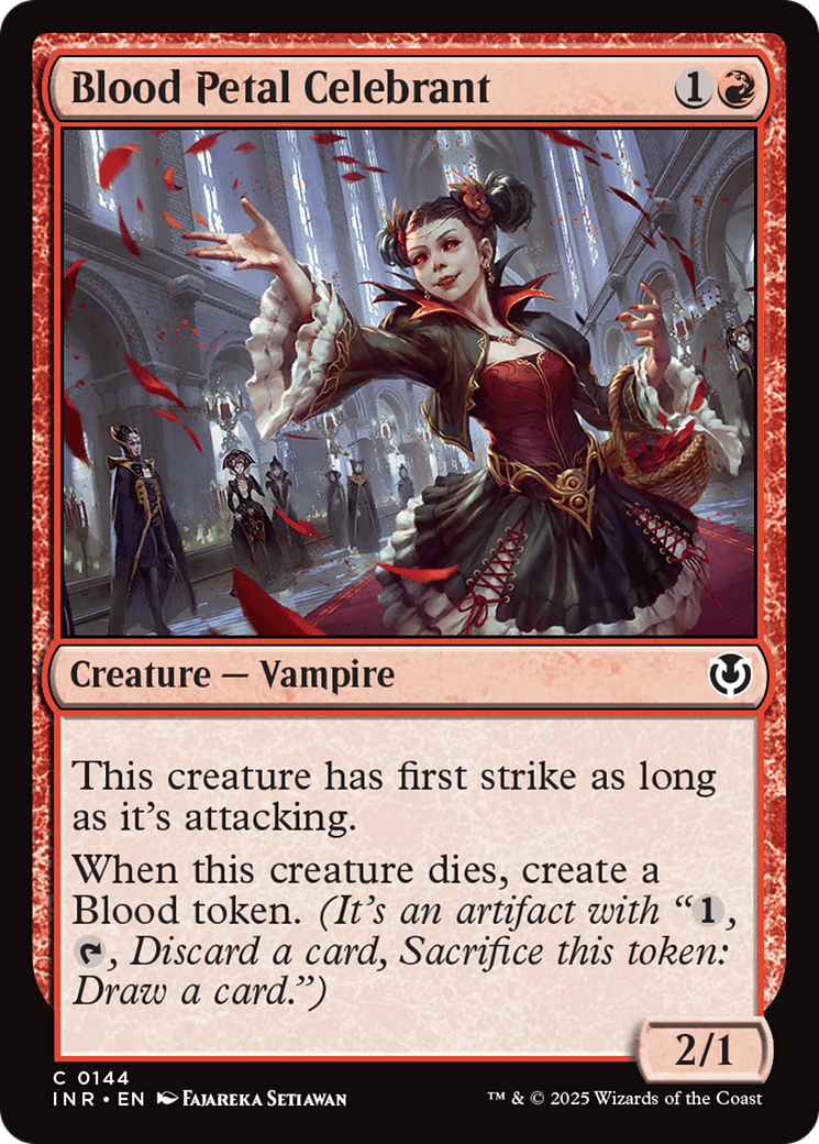 Image of Blood Petal Celebrant (INR-144) - Innistrad Remastered Foil