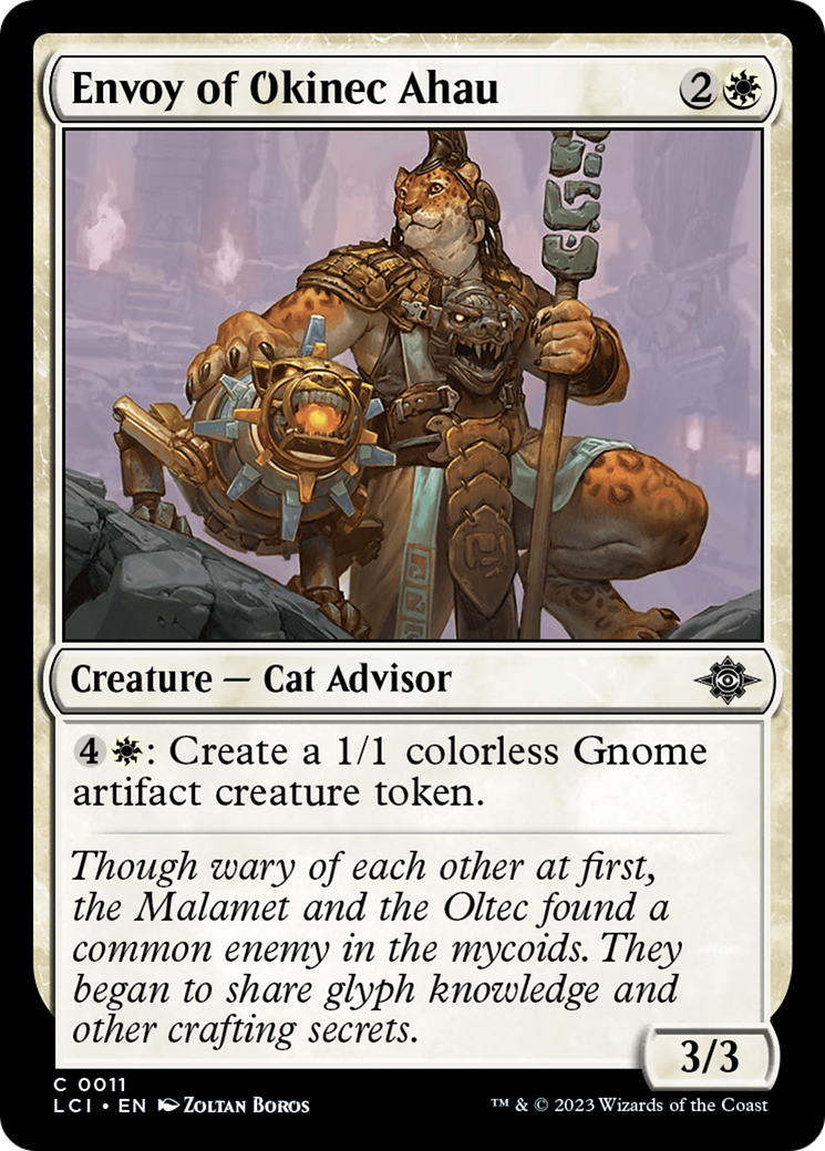 Image of Envoy of Okinec Ahau (LCI-011) - The Lost Caverns of Ixalan Foil
