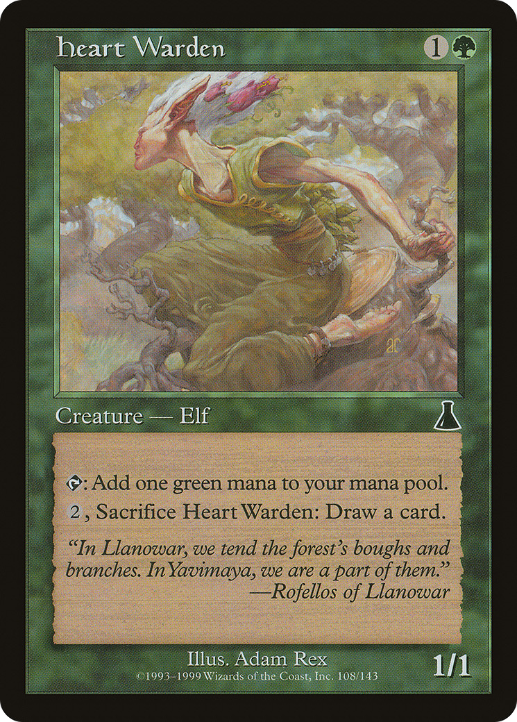 Image of Heart Warden (UDS-108) - Urza's Destiny Foil
