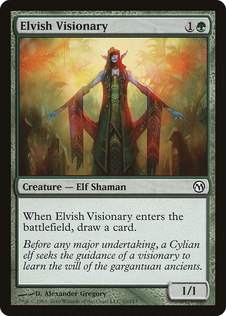 Image of Elvish Visionary (DPA-063) - Duels of the Planeswalkers