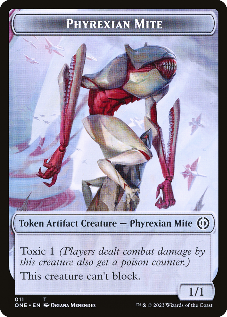 Image of Phyrexian Mite (TONE-011) - Phyrexia: All Will Be One Tokens