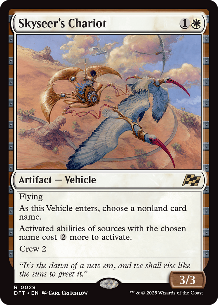 Image of Skyseer's Chariot (DFT-028) - Aetherdrift Foil