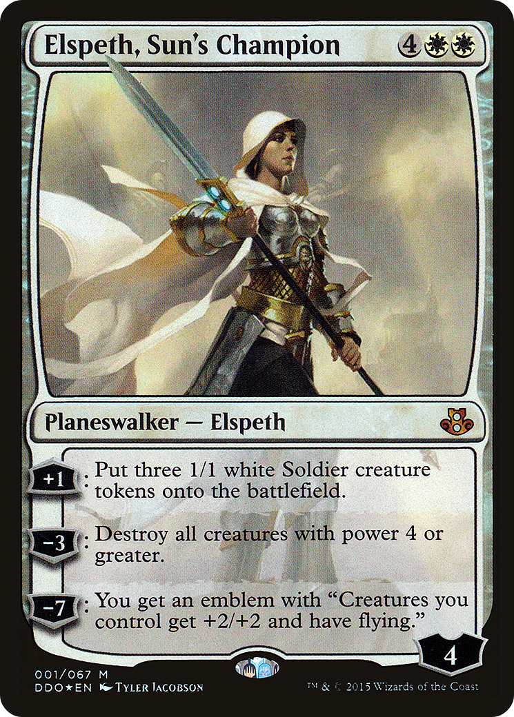 Image of Elspeth, Sun's Champion (DDO-001) - Duel Decks: Elspeth vs. Kiora Foil