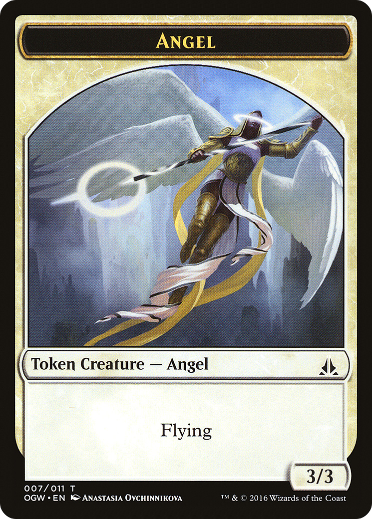 Image of Angel Token (3/3) (OGW-007) - Oath of the Gatewatch Tokens
