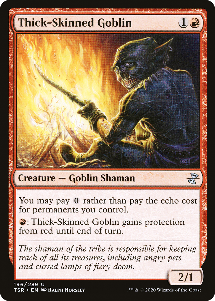 Image of Thick-Skinned Goblin (TSR-196) - Time Spiral Remastered