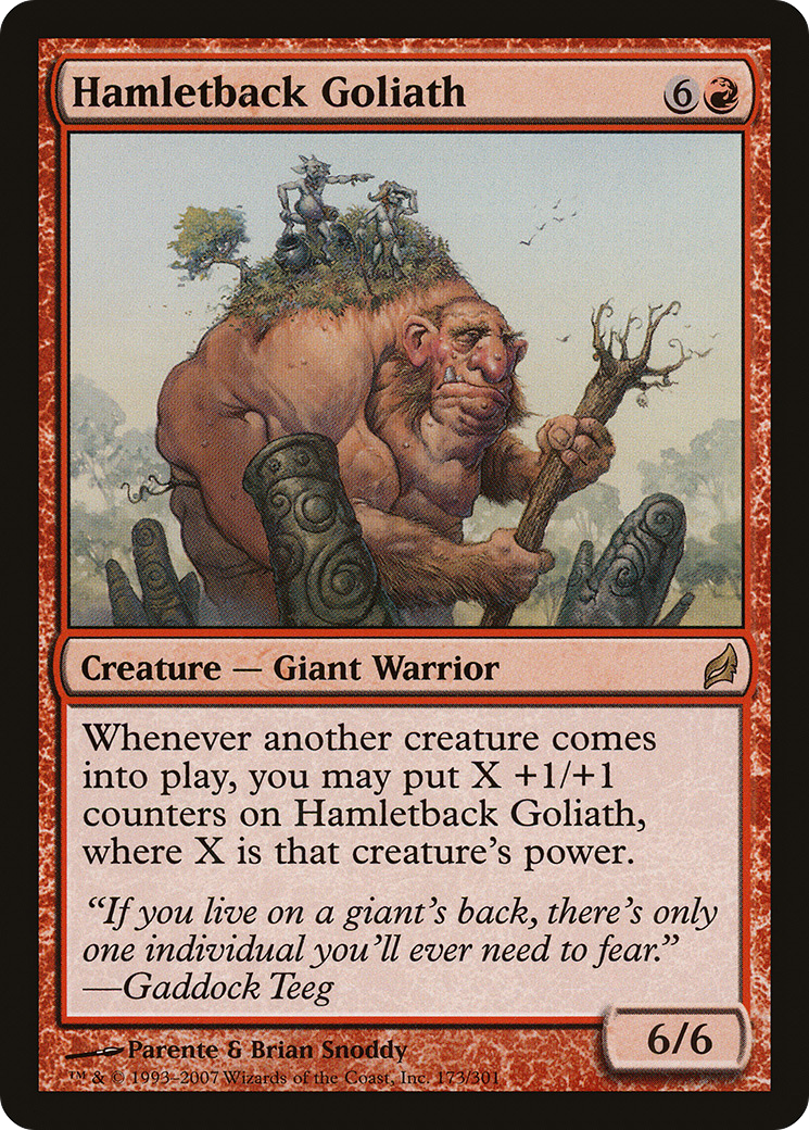 Image of Hamletback Goliath (LRW-173) - Lorwyn Foil