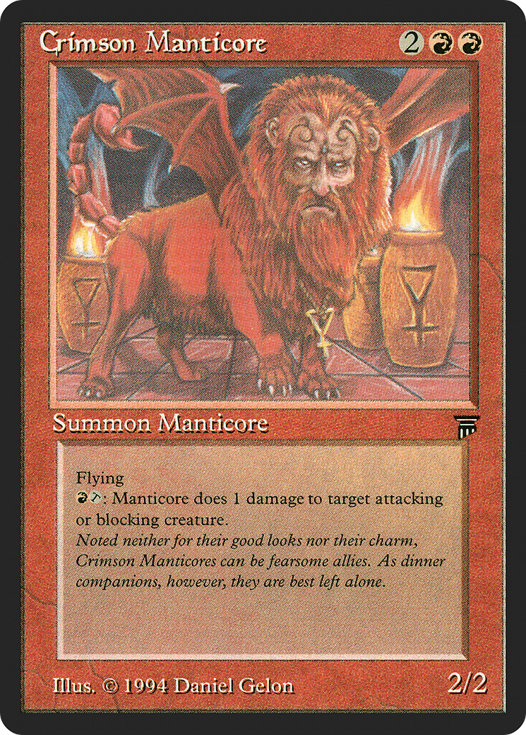 Image of Crimson Manticore (LEG-) - Legends
