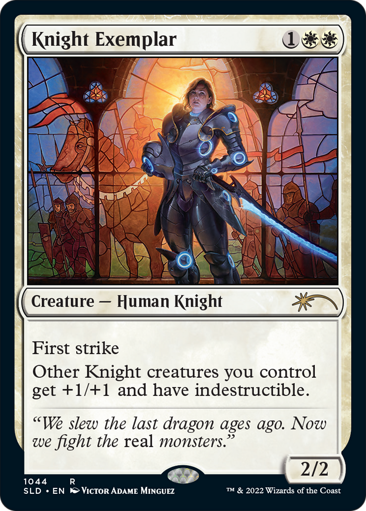 Image of Knight Exemplar (1044) (SLD-1044) - Secret Lair Drop