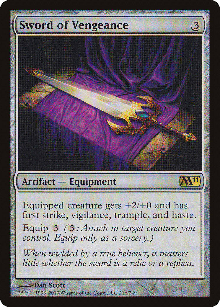 Image of Sword of Vengeance (M11-216) - Magic 2011