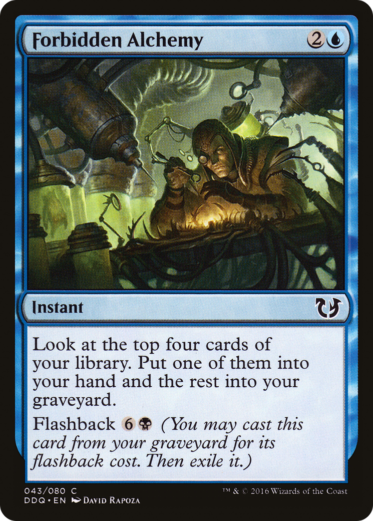 Image of Forbidden Alchemy (DDQ-043) - Duel Decks: Blessed vs. Cursed