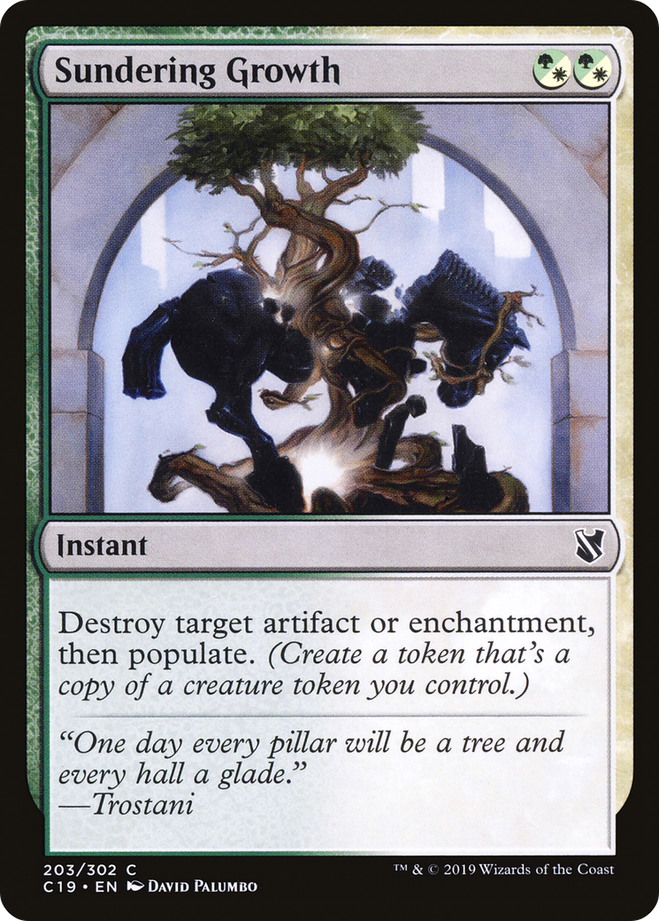 Image of Sundering Growth (C19-203) - Commander 2019
