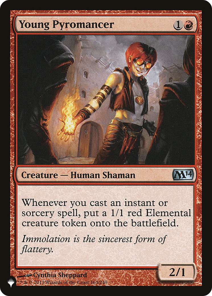 Image of Young Pyromancer (LIST-M14-163) - The List