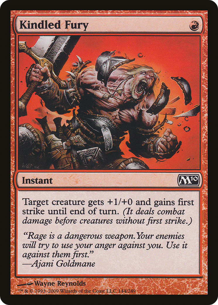 Image of Kindled Fury (M10-144) - Magic 2010 Foil