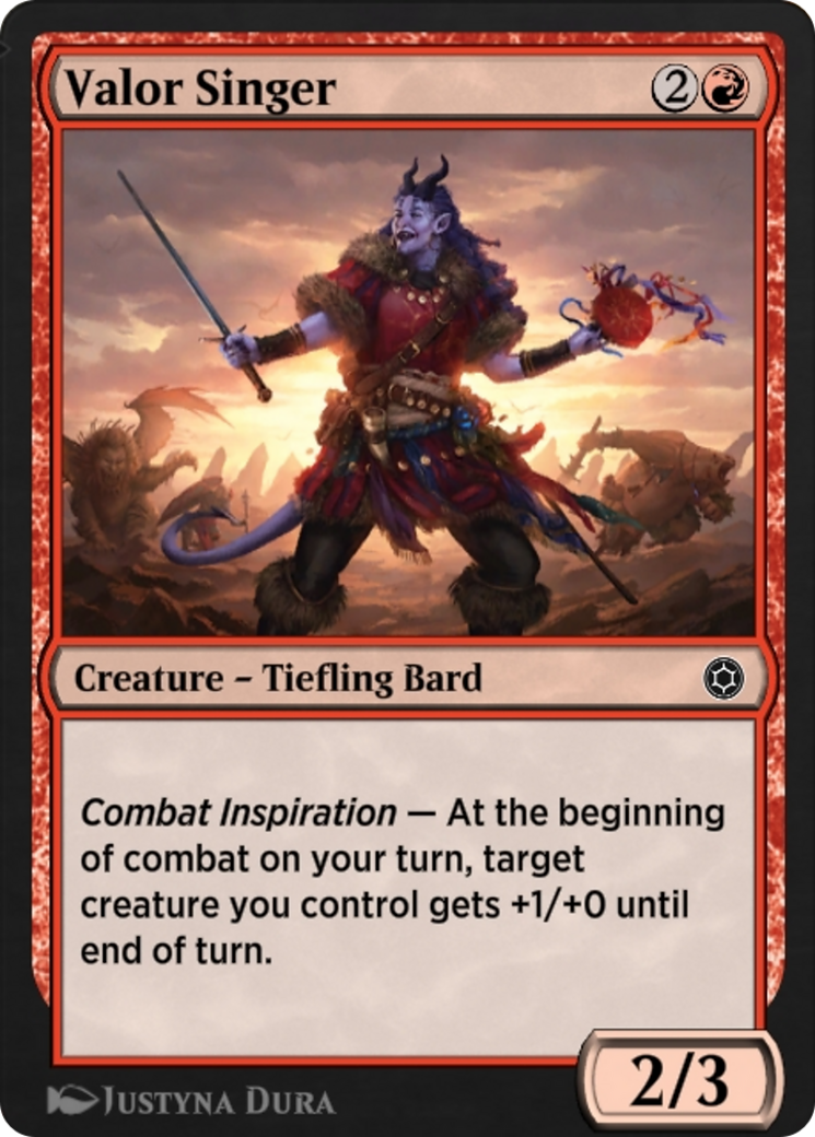 Image of Valor Singer (HBG-193) - Alchemy Horizons: Baldur's Gate