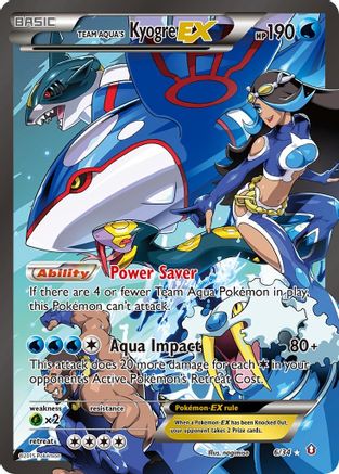 Image of Team Aqua's Kyogre EX 006/34  - Holofoil Double Crisis - Ultra Rare