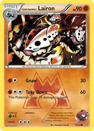 Image of Team Magma's Lairon 013/34  Double Crisis - Common