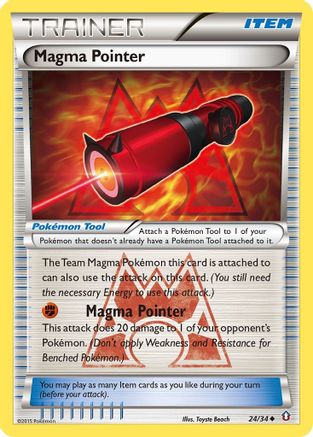 Image of Magma Pointer 024/34  Double Crisis - Uncommon