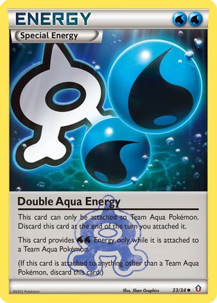 Image of Double Aqua Energy 033/34  Double Crisis - Uncommon
